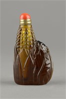 Chinese Peking Glass Snuff Bottle 19th Century