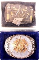 Masonic Belt Buckles (2)