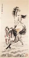Xu Beihong 1895-1953 Chinese Watercolour Horse