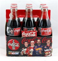 1996 Coca Cola 6 Pack NASCAR Drivers Bottles