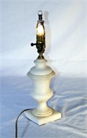 Solid Marble Lamp Base Tested & Working