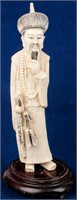 Antique Finely Carved Chinese Ivory Male Figure