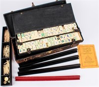 1920’s  MahJong Chest and Rule Book
