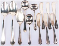 Antique English Sterling Silver Service Sheffield