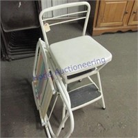 Metal stool & lawn chair