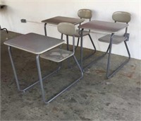 3 Adult Sled Desks