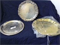 (3) Engraved Platters