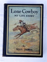 1945 Lone Cowboy Book by Will James