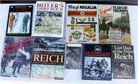 Lot of 9 Books About Hitler Third Reich Nazi