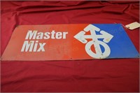 Metal Master Mix Advertising Sign