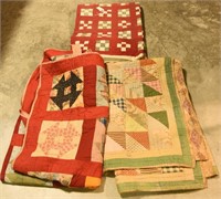 Lot #238 Three Hand sewn patchwork quilts Somerset