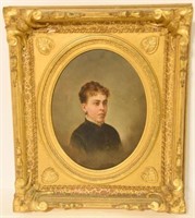 Lot #193 Nicely framed late 19th century