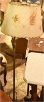 Lot #156 Brass finished Cast Iron floor lamp