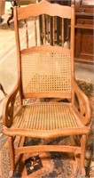 Lot #142 Maple Victorian Spindle & Cane seat/