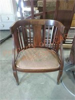 Vintage Barrel Back Chair