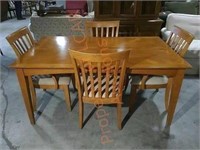 Oak Dining Room Table Set