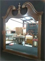 Vintage Mahogany Mirror