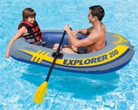 Intex Explorer 200 Inflatable Raft with Paddles