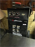 battery charger on cart