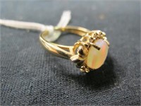 10KT GOLD OPEL RINGS DIA ACCENT VALUE 900