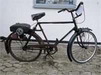Veteran cykel m/hjælpemotor Diesalla