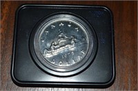 RCM 1975 $1 Voyageur Silver Coin Uncirc.