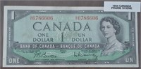 1954 $1 CAD Banknote Prarie Scene