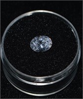 Oval Briolite Simulated Diamond 2.06 cts