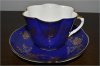 Crown Staffordshire Dainty Tea Cup & Saucer