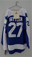 TML Daryl Sittler #27 Signed Hockey Jersey - COA