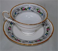 Vtg Shelley Rare Tea Cup & Saucer