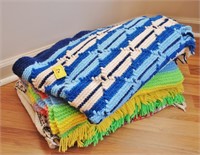 Assorted Afghans, Throws & Blankets