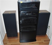 Stereo System with Pioneer Tuner, Double deck