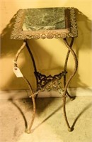 Lot #116 Elaborate Brass and Marble Parlor