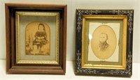 Lot #57 (2) Victorian framed portraits