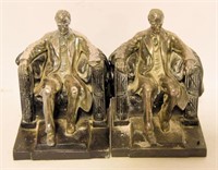 Lot #75 Pair of Lincoln in the Chair figural