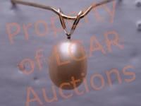 14KT Yellow Fresh Water Pink Pearl Pendant