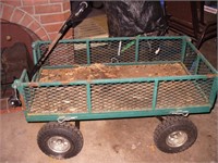 Green Utility Wagon/ Yard Cart