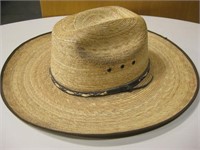 JASON ALDENE Resistol Straw Hat - Size 7-1/2