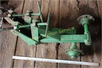 Green Hubs Axles off of rotary hoe