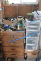 Smaller dresser in shed and Organizer