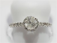 #43 14K White Gold Diamond 0.50 CT Ring