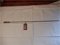 ANTIQUE MARBLES CLEANING ROD AND OLD NY OIL CAN