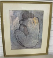 Framed Picasso "The Blue Nude" Print