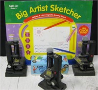 Artist Sketcher, Picture Words & Microscopes