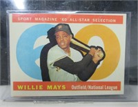 1960 TOPPS Willie Mays Baseball Card
