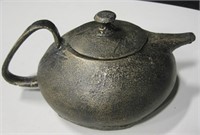 Cast Iron Chinese Teapot 9.5" X 4"