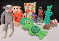 Vintage Toy Lot - Gumby, Cpt. Kangaroo and More