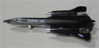 U.S. Air Force Blackbird Jet Toy 8" Long