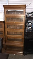 Mahogany Barrister Lawyer (6) Stack Bookcase